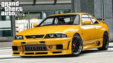 GTA VสอนลงMOD รถ Nissan Skyline GT R R33 1995 X Nismo ADD ON YouTube