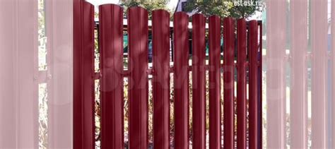 Евроштакетник заборный Trapeze красное вино купить в Тюмени | Товары ...