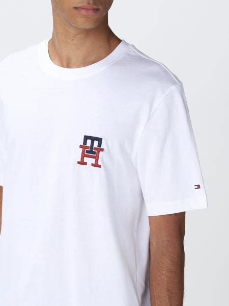 Tommy Hilfiger Basic T Shirt With Logo White Tommy Hilfiger T Shirt Mw0mw28256 Online On