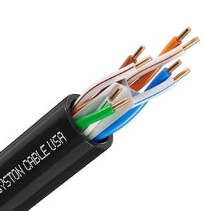 Reviews For Syston Cable Technology Ft Black Cmr Cat A Mhz Awg