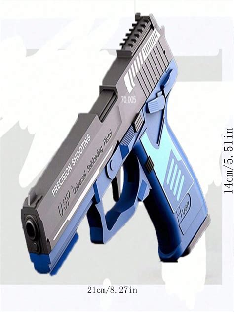1pc Toy Soft Bullet Gun USP Toy Pistol Shell EVA Bullet Soft Gun Toy ...
