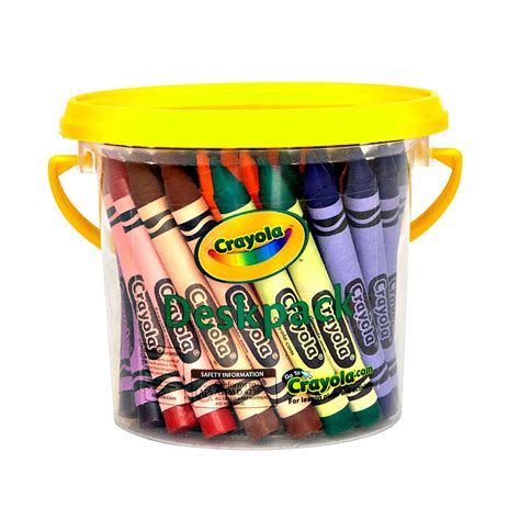 Crayola Pc Crayola Non Toxic Large Colouring Crayon Deskpack W