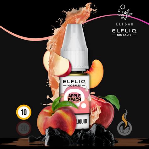 Elfliq By Elfbar Apple Peach Nikotinsalz Liquid Ml