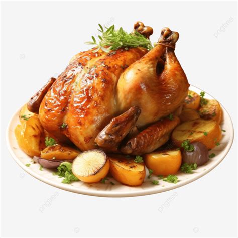 Ai G N Ratif Viande De Poulet Cuisson Poulet R Ti Nourriture Png Png