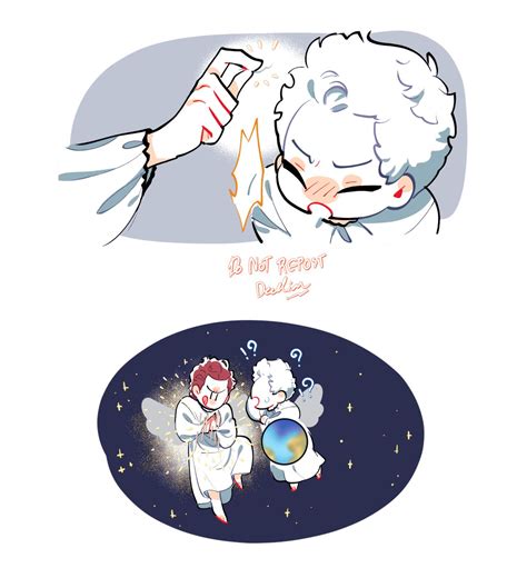 Do Not Repost My Artwork Good Omens Book Cartoon Art Styles Cute Gay