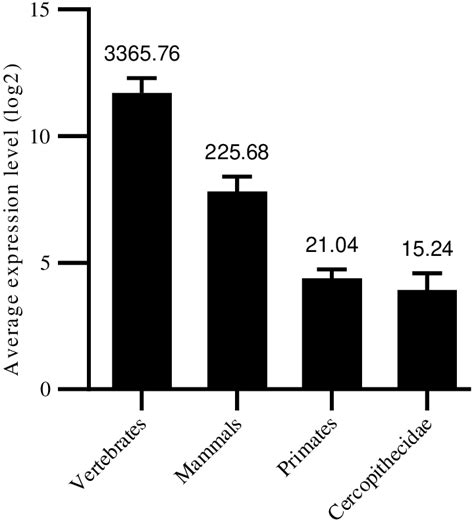 Age Of Mature MiRNAs Relative To Expression Levels Primate Specific