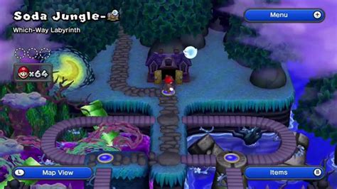 New Super Mario Bros U Soda Jungle Ghost House Alternate Exit