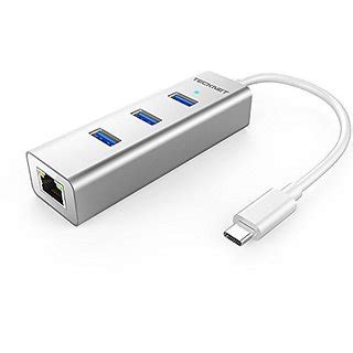 Type C Lan Hub Tecknet Usb C To Port Usb Hub With Ethernet