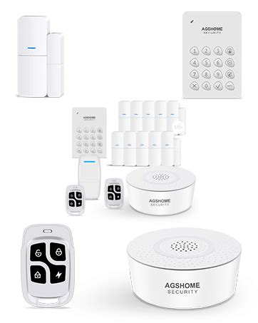 AGSHOME Alarme Maison sans Fil 7 pièces Kits de sécurité pour la