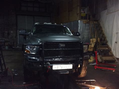 Установка площадки и лебедки Winch17000lbs — Dodge Ram, 6,7 л, 2011 ...