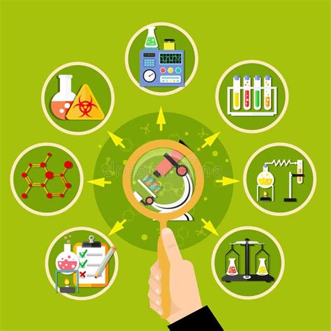 chemistry background template stock vector illustration