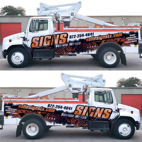 Designs Create Professional And Modern Looking Partial Vehicle Wrap