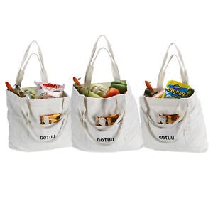 Canvas Grocery Bags With Handles | semashow.com