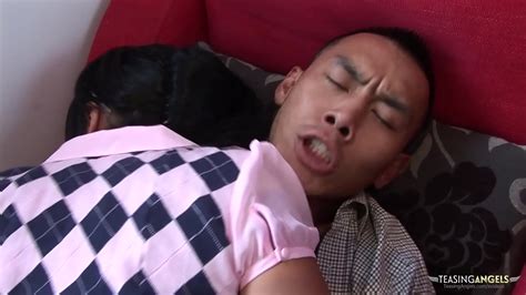 Smoking Hot Brunette Girl In Uniform Got Talked Into Sucking Every Inch Of His Long Dong Before