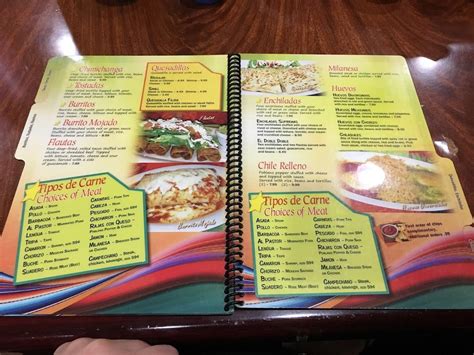 Menu At Taqueria Durango Restaurant Overland