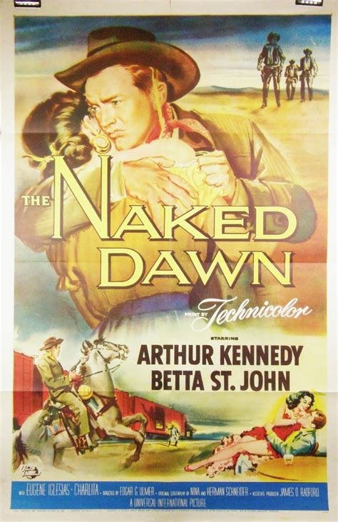 NAKED DAWN Original Cowboy Movie Poster Original Vintage Movie Posters