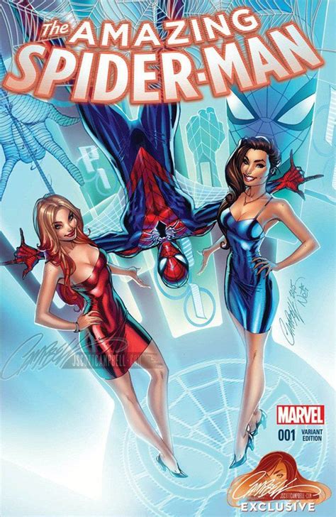 J Scott Campbell Amazing Spider Man 1 JSC EXCLUSIVE Scott Campbell