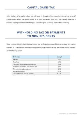 singapore taxation guide