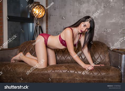 Sexy Girl Lingerie Interior Loft Stock Photo Edit Now