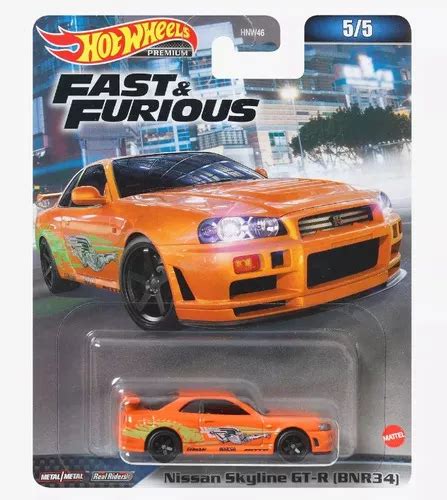 Hot Wheels Premium Nissan Skyline Gt R Bnr34 Naranja MercadoLibre