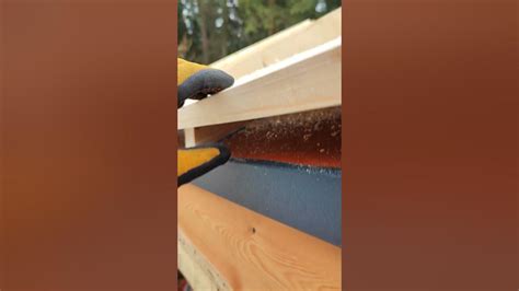 Карнизный свес. Устройство. #roof #карниз #капельник #свес #плотник # ...