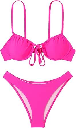 Amazon Soly Hux Women S Piece Swimsuit High Waisted Bikini Sets Sexy Thong Bathing Suit