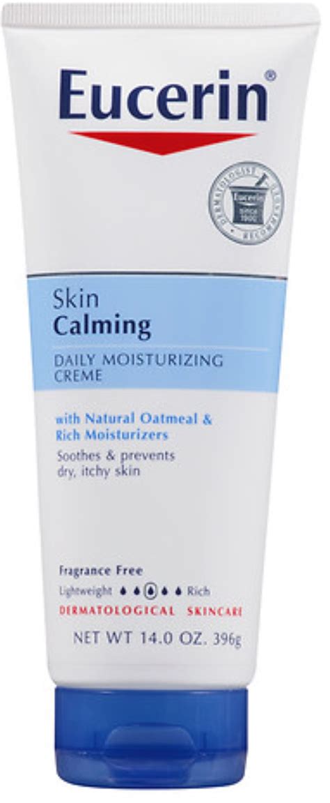 Eucerin Skin Calming Daily Moisturizing Creme 14 Oz Pack Of 2