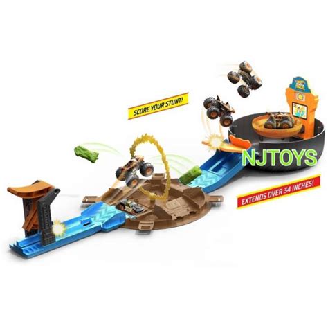 Promo Hot Wheels Track Monster Trucks Stunt Tire Mainan Trek Mobil Balap Diskon Di Seller