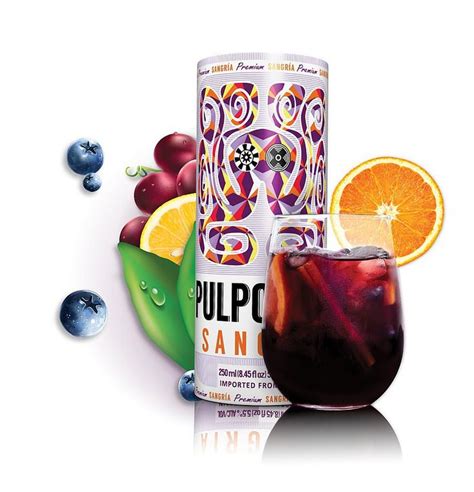Pulpoloco Sangria Smooth Red Wine CartoCan 250ml | Alc 5.5 Fruit Wine ...