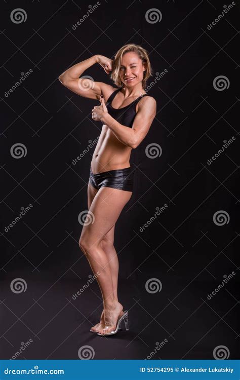 Blonde Sportive Sexy Image Stock Image Du Fond Fuselage 52754295