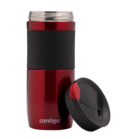 Термос чаша Byron, Contigo, Inox, 470 ml, червена - Excited - eMAG.bg