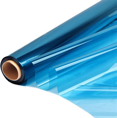 Amazon CMFYHM Blue Cellophane Wrap Roll Colorful Cello 34 In Wide