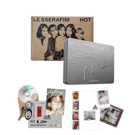 LE SSERAFIM 5th Mini Album HOT TIN CASE Ver Outer Box Tin Case