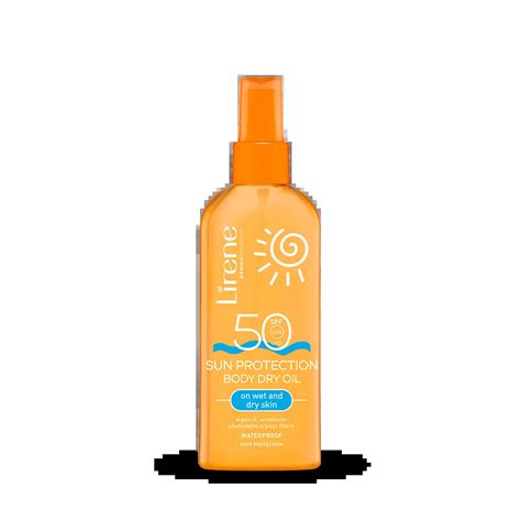 Lirene SUN Sunscreen protection body dry oil on wet and dry skin SPF 50 ...