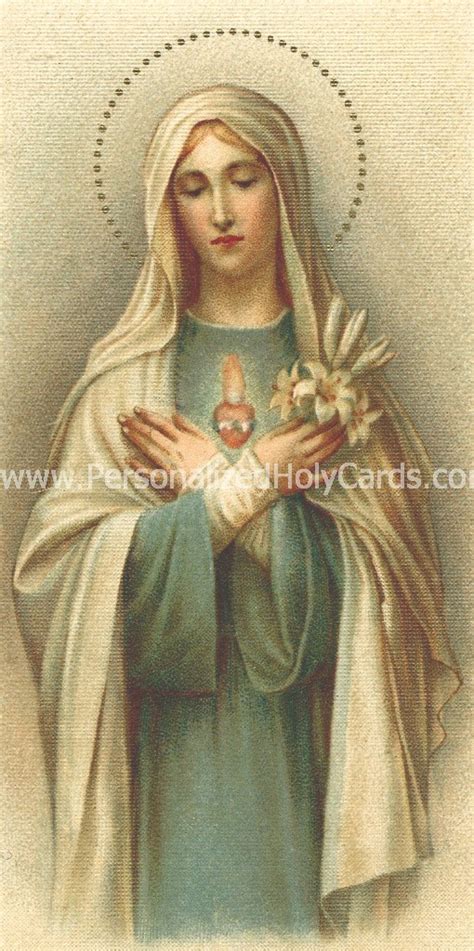Custom Catholic Holy Cards Personalized Prayer Cards