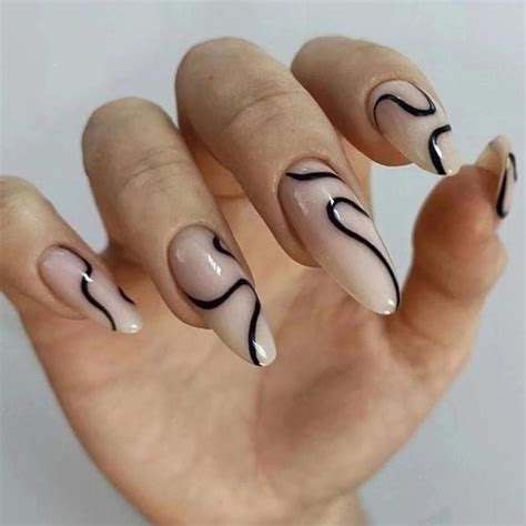 Nude Press On Nails Medium Almond Shaped Acrylic Fake Press Ons Nails