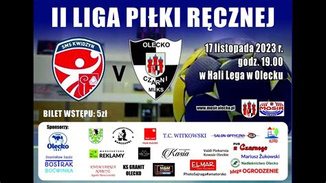 II Liga MLKS Czarni Olecko SMS ZPRP III Kwidzyn 17 11 2023 YouTube