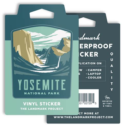 Yosemite National Park Sticker – The Landmark Project