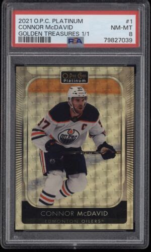 Connor Mcdavid Psa O Pee Chee Opc Platinum Golden Treasures