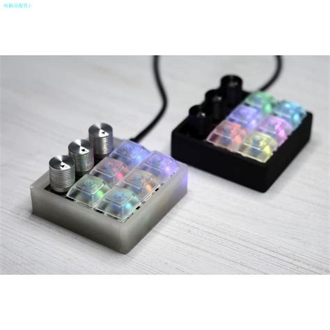 Pabile P Key Hot Swap W Rotary Encoders Rgb Macro Pad Programable Wired Mechanical Keyboard
