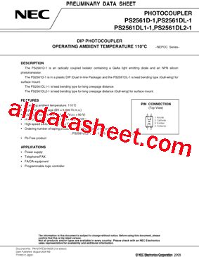 Ps Dl Datasheet Pdf Nec