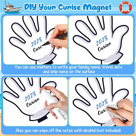 Snapklik Kanayu 6 Pcs Cruise Door Decorations Magnetic Crab