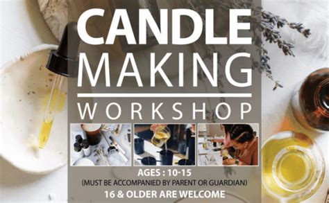 February Candle Making Workshops Irvington Public Schools