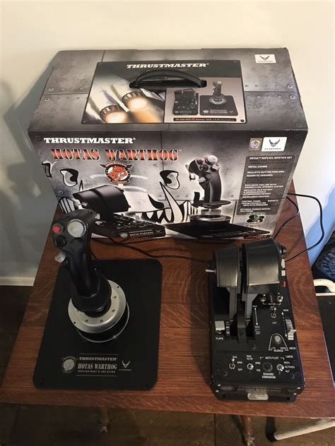 Thrustmaster Hotas Warthog Flight Stick Joystick for PC - Black – Créde ...