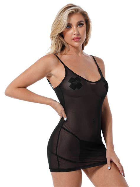 Sexy Women Bikini Cover Ups Dress See Through Mesh Bodycon Beach Mini Dress Club Ebay