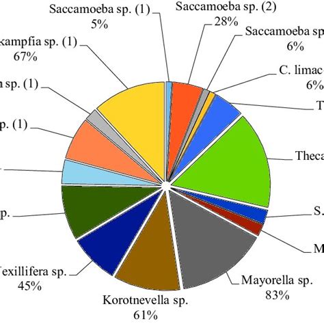 Similarity Of Species Diversity Of Naked Amoebae In Epilithic Mosses