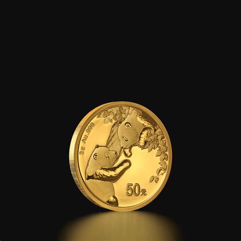 3 грама златна монета Китайска панда 2023 - Tavex