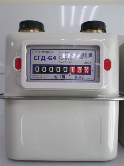 Счетчик газа СГД G4 ТК лев/прав - Spectr