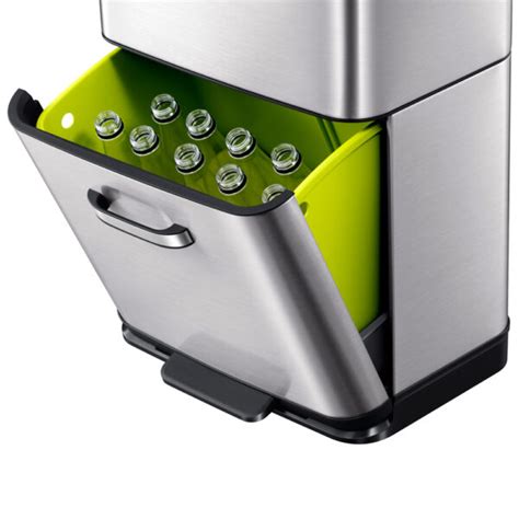 Мусорное ведро EK9339X-GMT-35+25L 35+25 литров. - EKOBIN