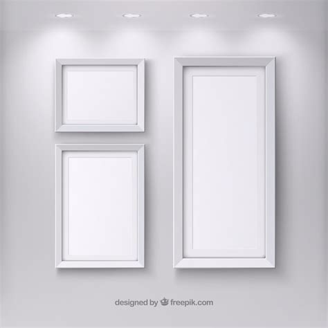 Free Vector Realistic Frames Template